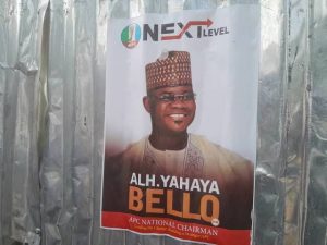 Yahaya Bello’s Posters Floods Abuja As He Begins Campaigns As APC National Chairman