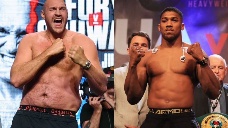 Anthony Joshua reveals fight with Tyson Fury is 'in the pipeline,' says the British heavyweight showdown will happen 'soon'