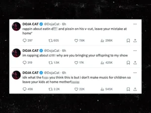 'Leave your kids at home MF' - Rapper Doja Cat cusses out parents who bring kids to her concerts