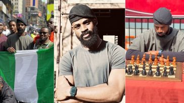 Guinness World Record: Davido drums support for Nigerian chess master, Tunde Onakoya