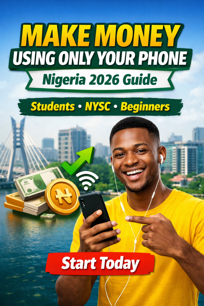 How to Make Money Using Only Your Phone in Nigeria (2026 Beginner Guide)