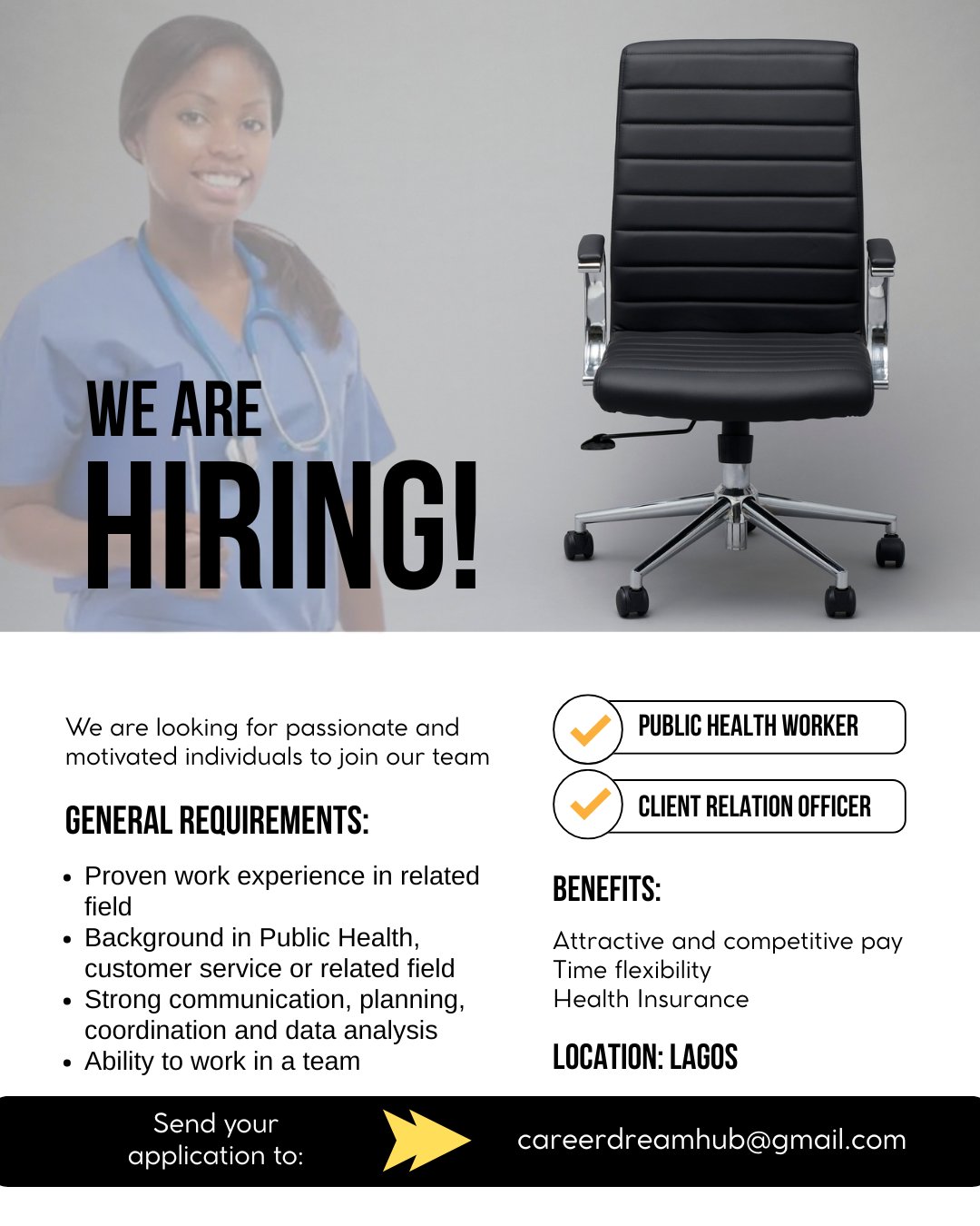 Latest Jobs in Lagos 2026: Pivot Health-Plus Hiring Now