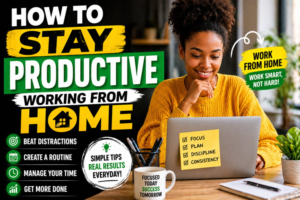 How to Stay Productive Working From Home (Real Tips That Work)