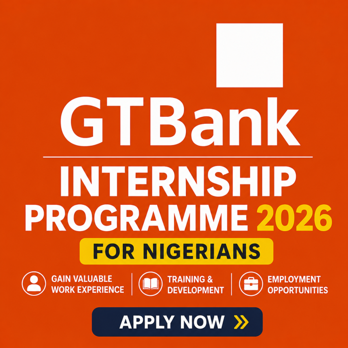 GTBank Internship Programme 2026 For Nigerians | Apply Now