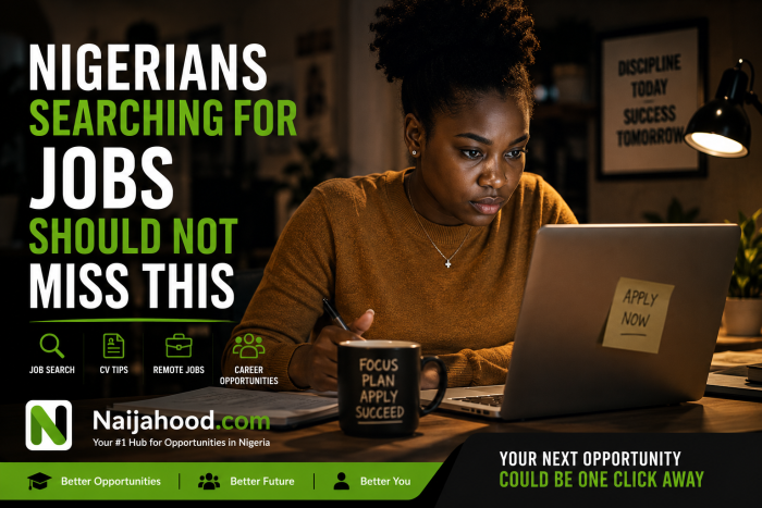 Nigerians Searching For Jobs Should Not Miss This.