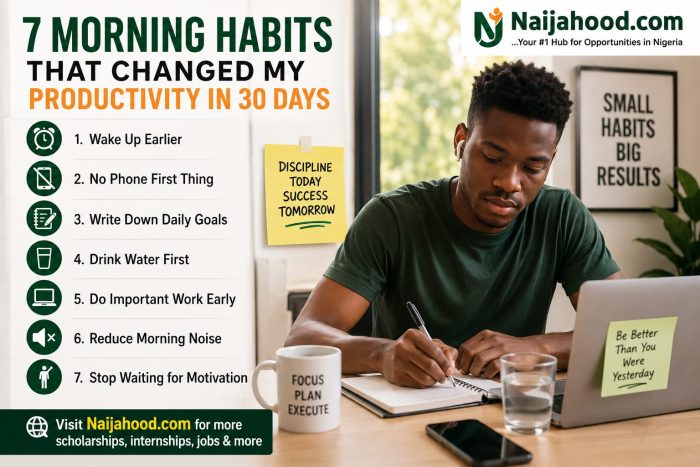 7 Morning Habits That Changed My Productivity In 30 Days