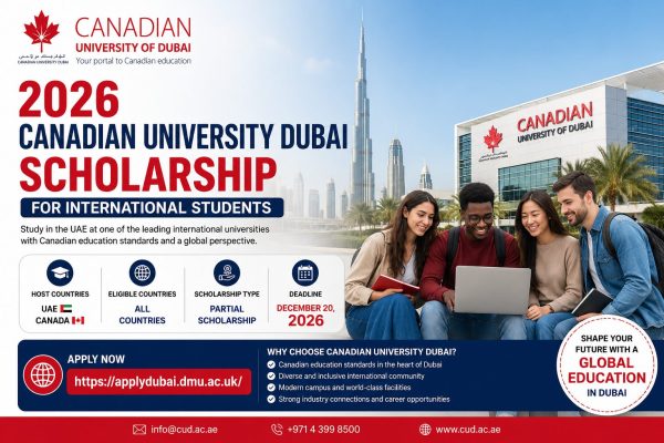 2026 Canadian University Dubai Scholarship For International Students