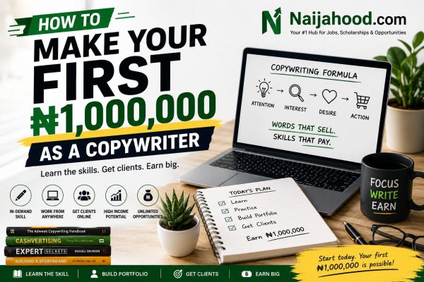 How To Make Your First ₦1,000,000 As A Copywriter In Nigeria