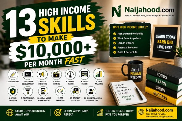 13 High Income Skills To Make $10,000+ Per Month Fast