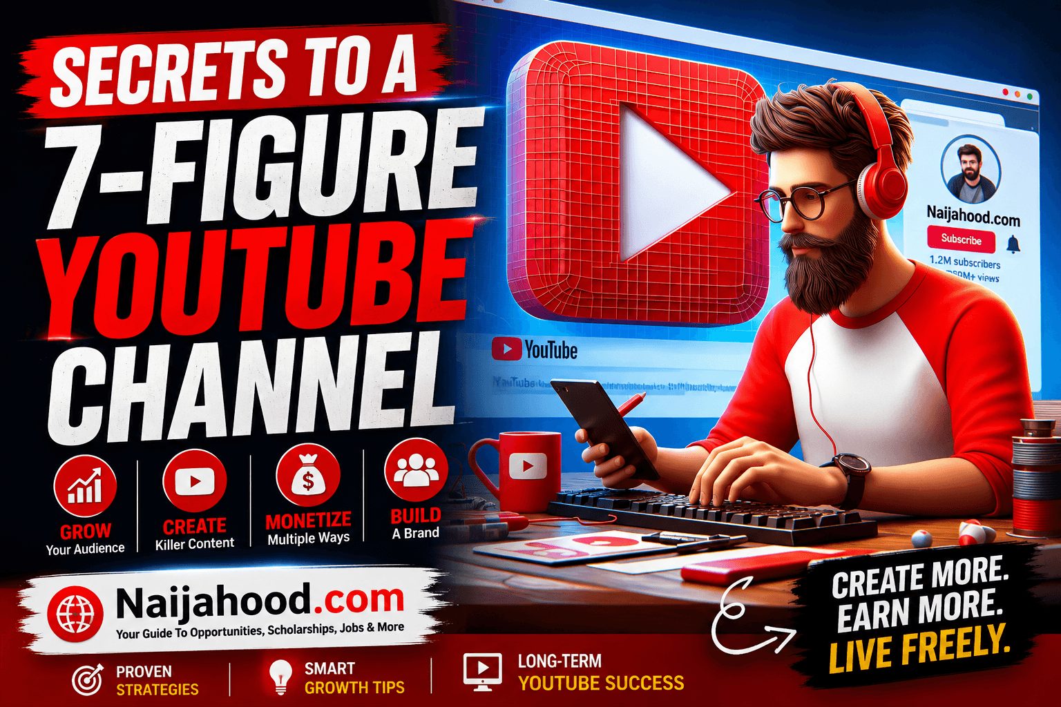 Secrets To A 7 Figure YouTube Channel