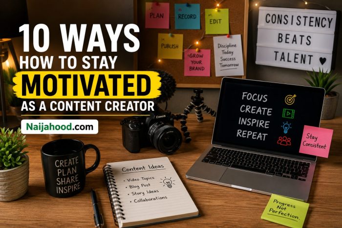 10 Ways How To Stay Motivated As A Content Creator
