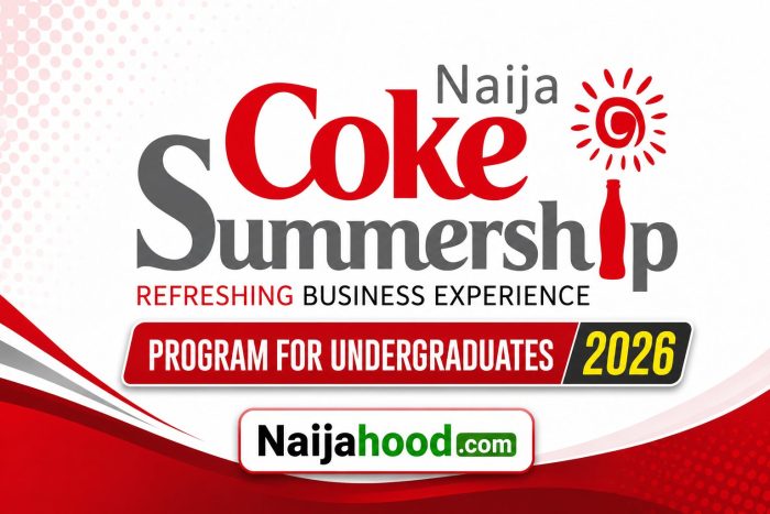 Naija Coke Summership Program For Undergraduates 2026