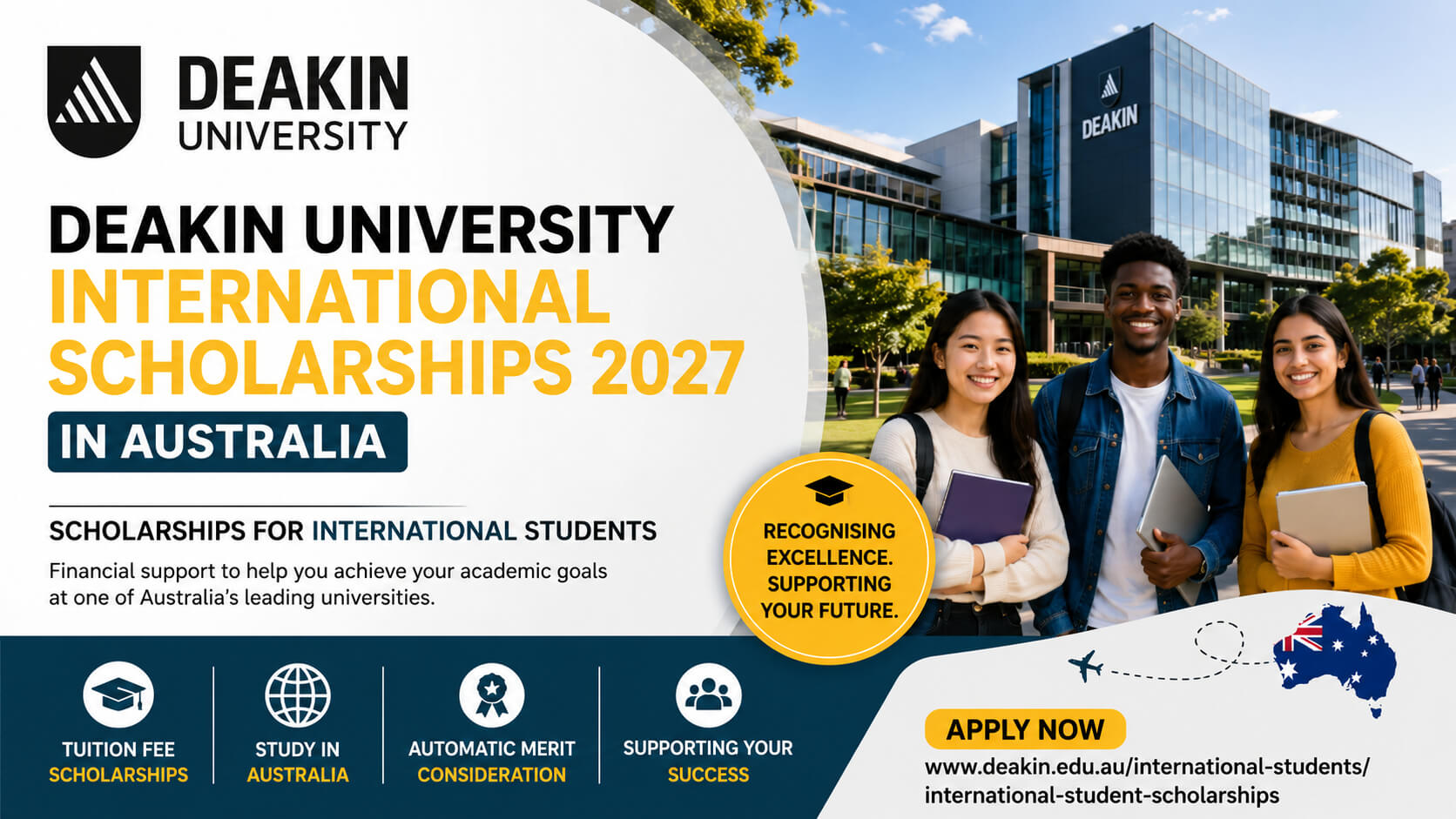 Deakin University International Scholarships 2027 in Australia | Scholarships for International Students