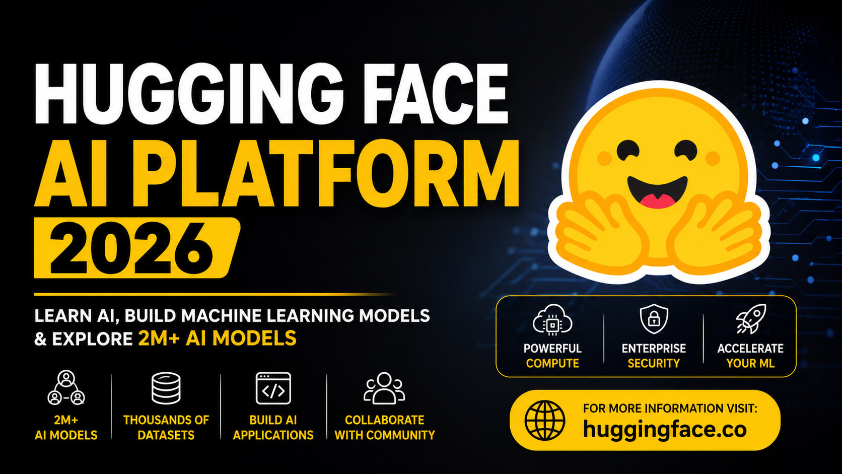 Hugging Face AI Platform 2026 | Learn AI, Build Machine Learning Models & Explore 2M+ AI Models