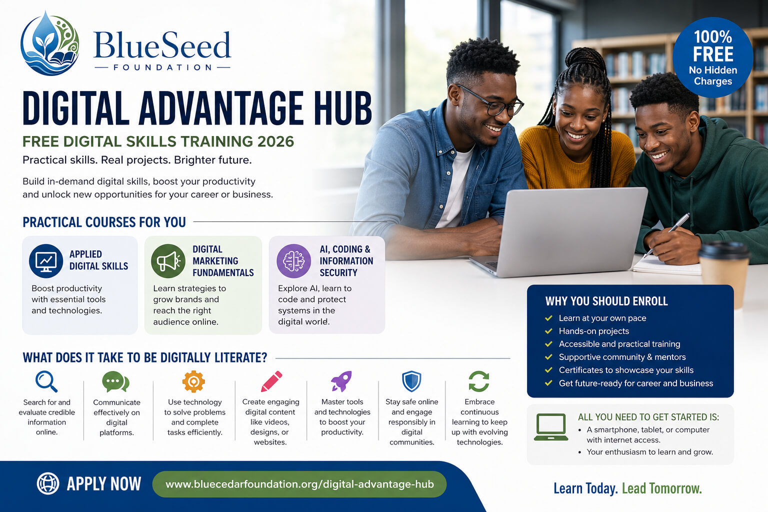 Digital Advantage Hub Free Digital Skills Training 2026 | Learn AI, Digital Marketing, Coding & More