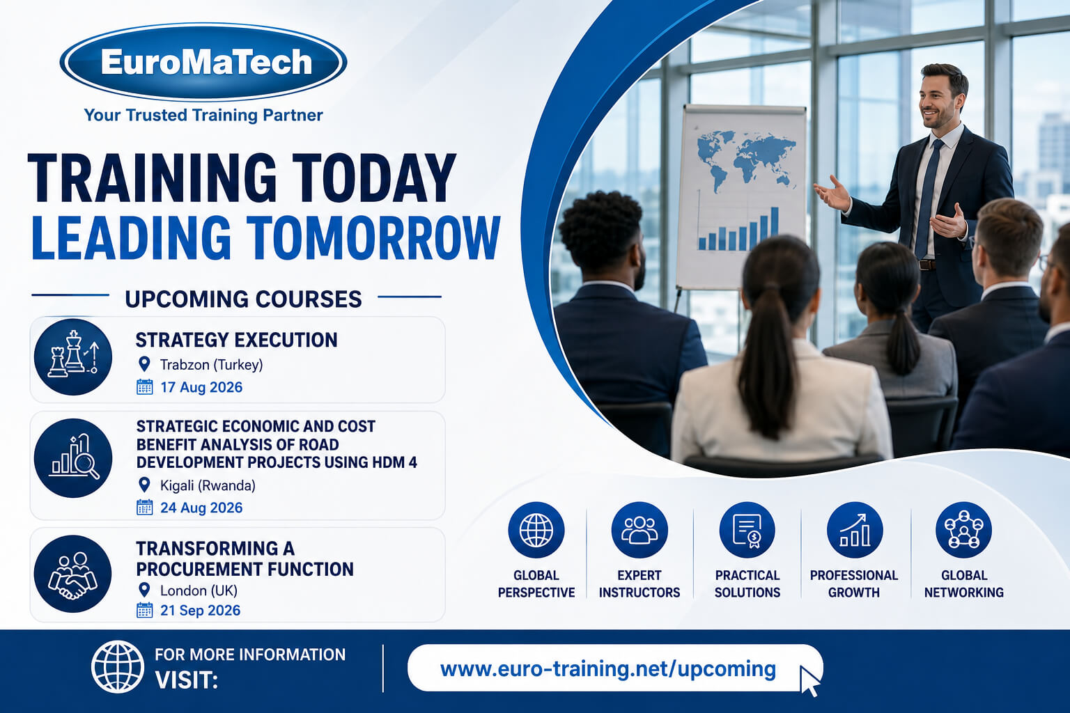 EuroMaTech Professional Training Courses 2026 | International Executive Training Programmes