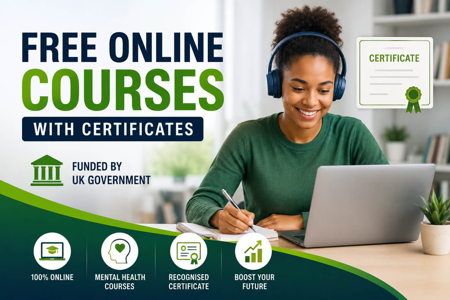 Free Online Courses with Certificates 2027 | Government-Funded Training in England