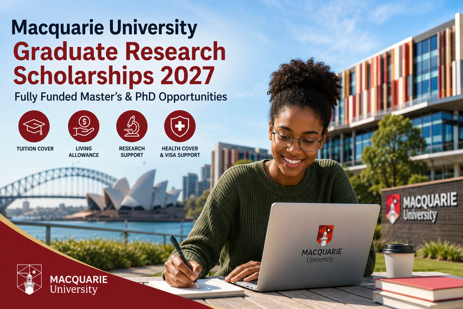 Macquarie University Graduate Research Scholarships 2027 | Fully Funded Study in Australia