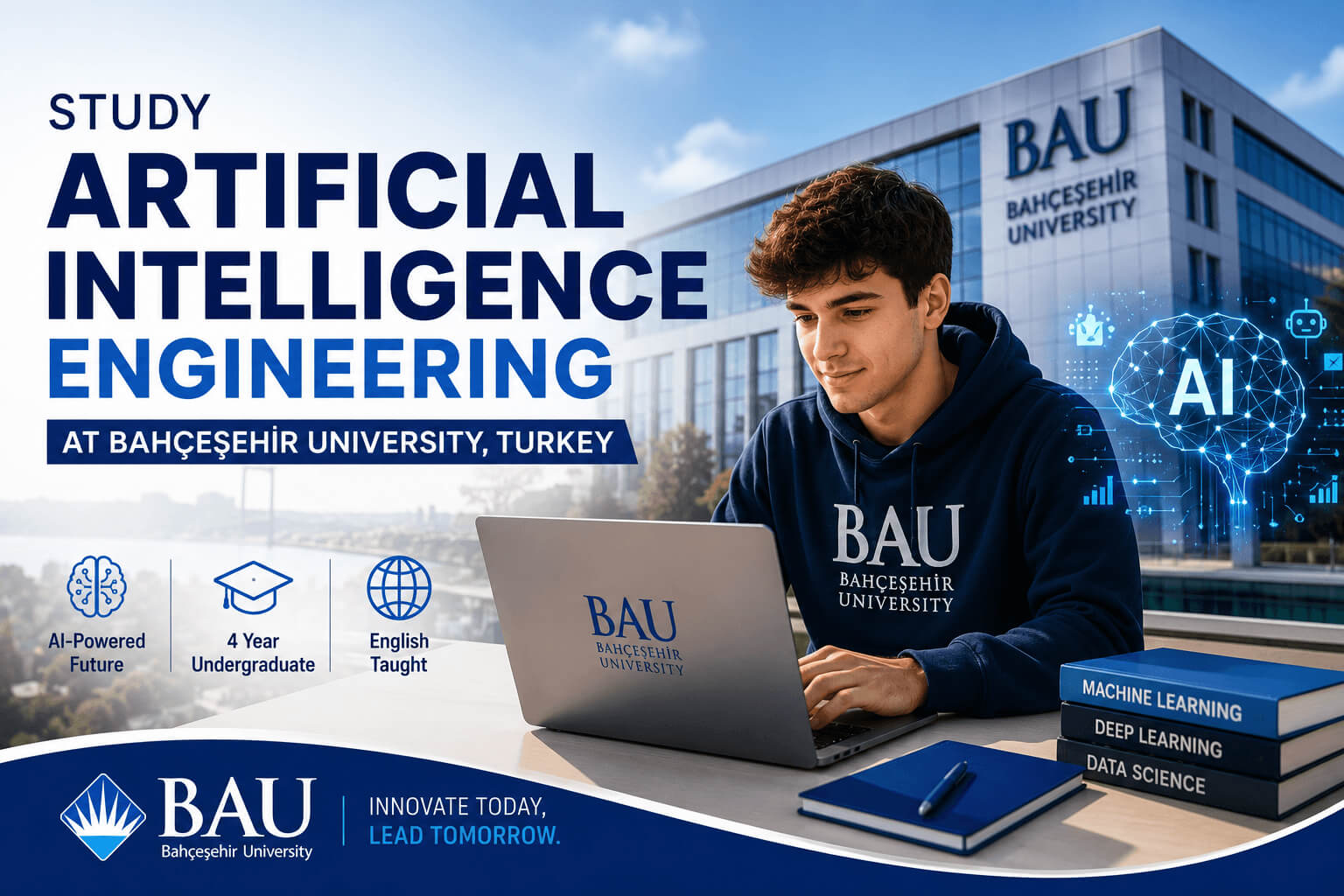 Study Artificial Intelligence Engineering at Bahçeşehir University, Turkey | Apply for the 2027 Intake