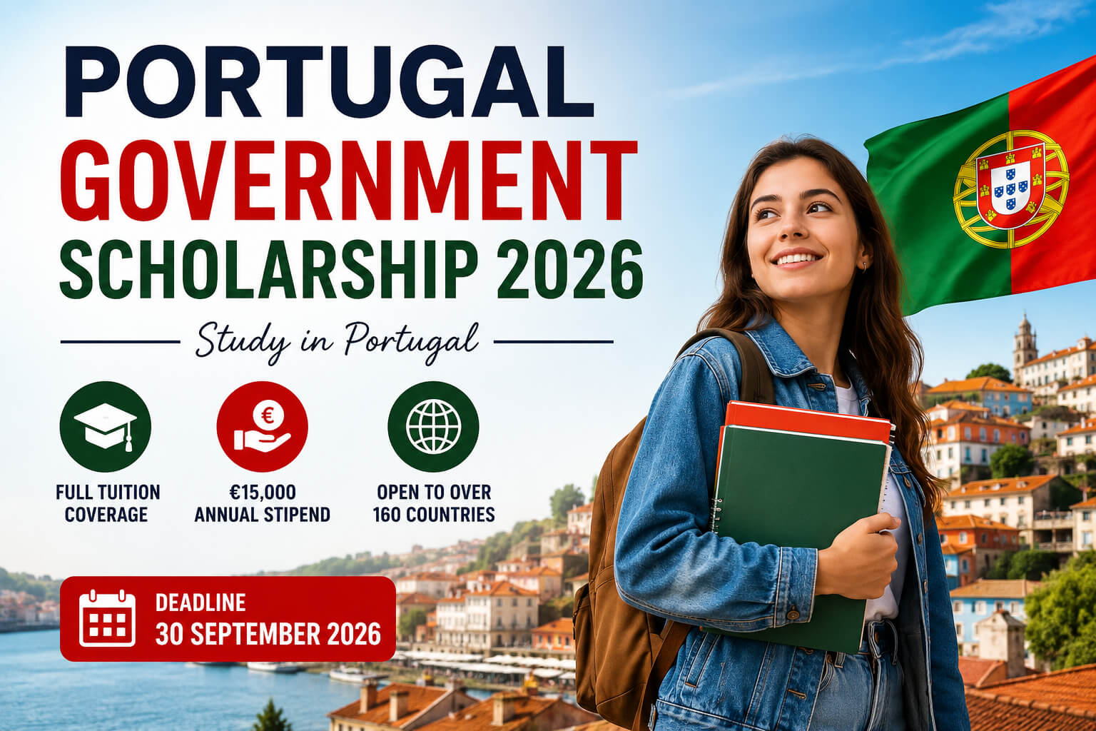 Portugal Government Scholarship 2026 | Fully Funded Scholarship to Study in Portugal