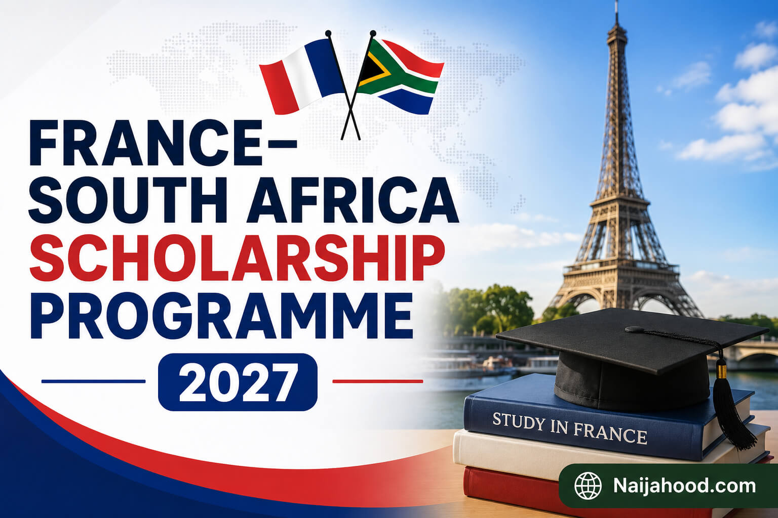France-South Africa Scholarship Programme 2027 | Fully Funded Master’s & PhD Study in France