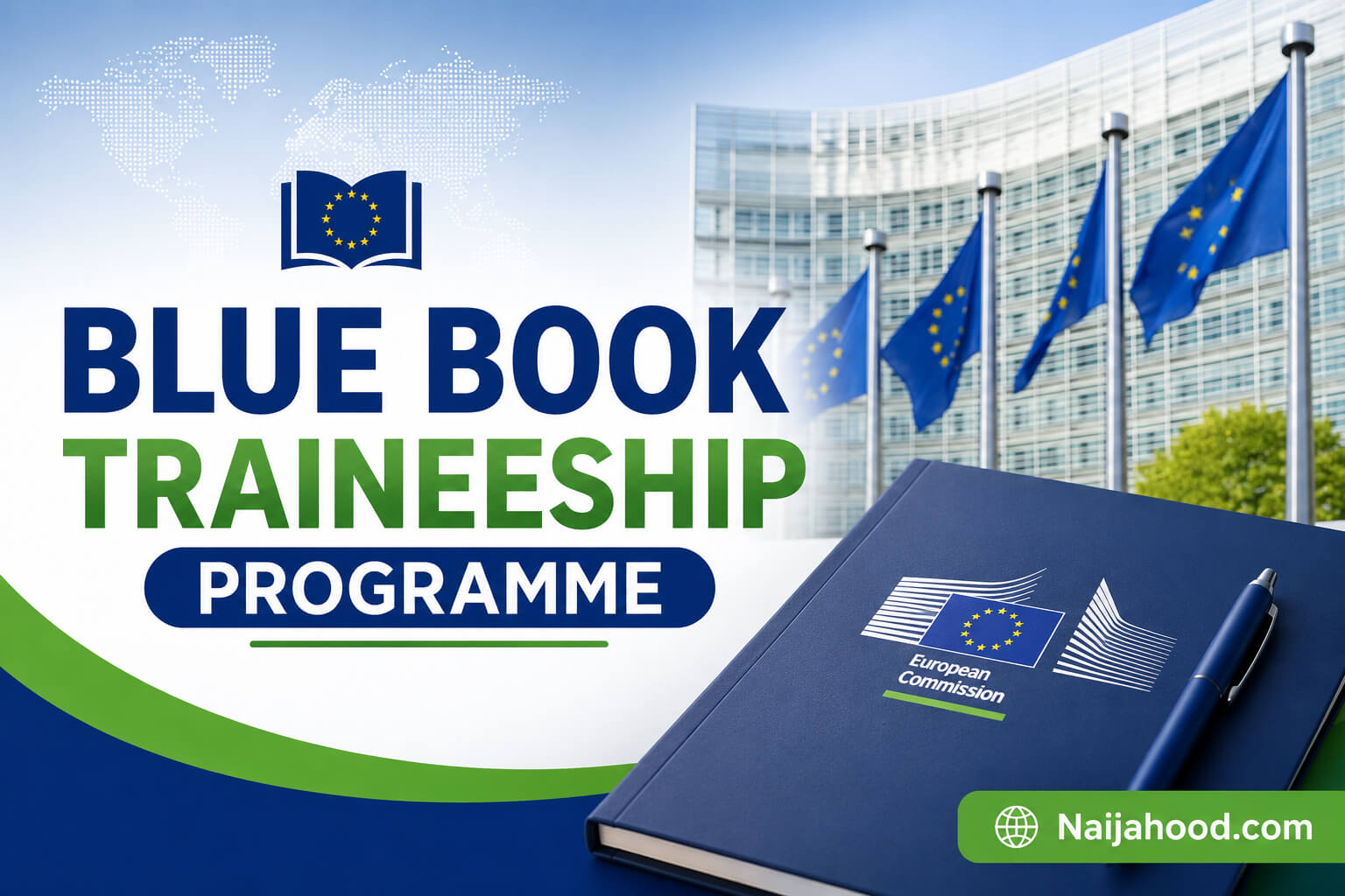 European Commission Blue Book Traineeship 2027 | Paid EU Internship for Graduates