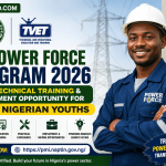 FG Power Force Program 2026 | Free Technical Training & Employment for 5,000 Nigerian Youths