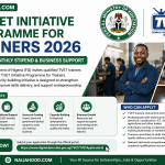 FG TVET Initiative Programme for Trainers 2026 | ₦45,000 Monthly Stipend & Business Support