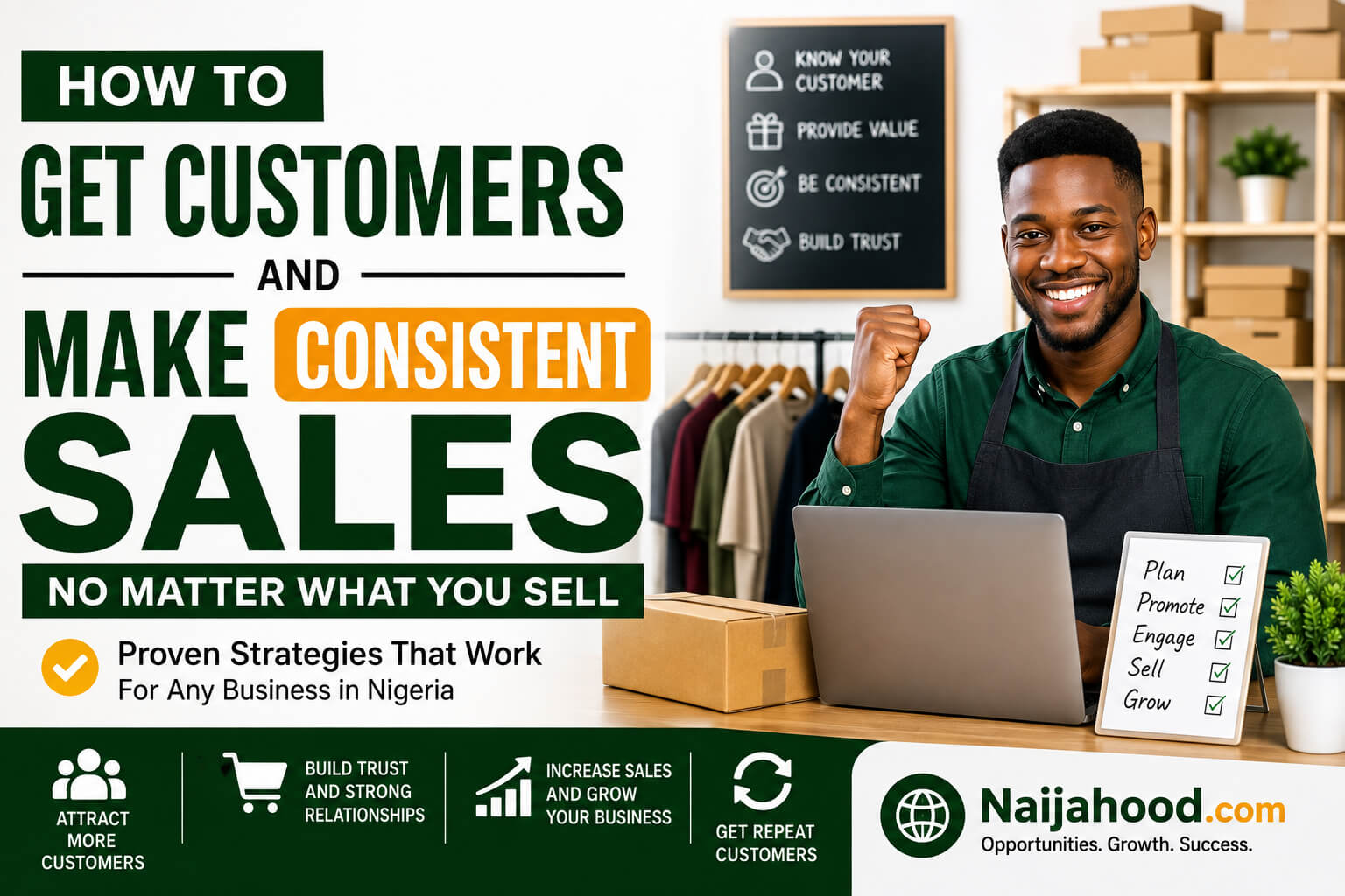 How To Get Customers and Make Consistent Sales No Matter What You Sell