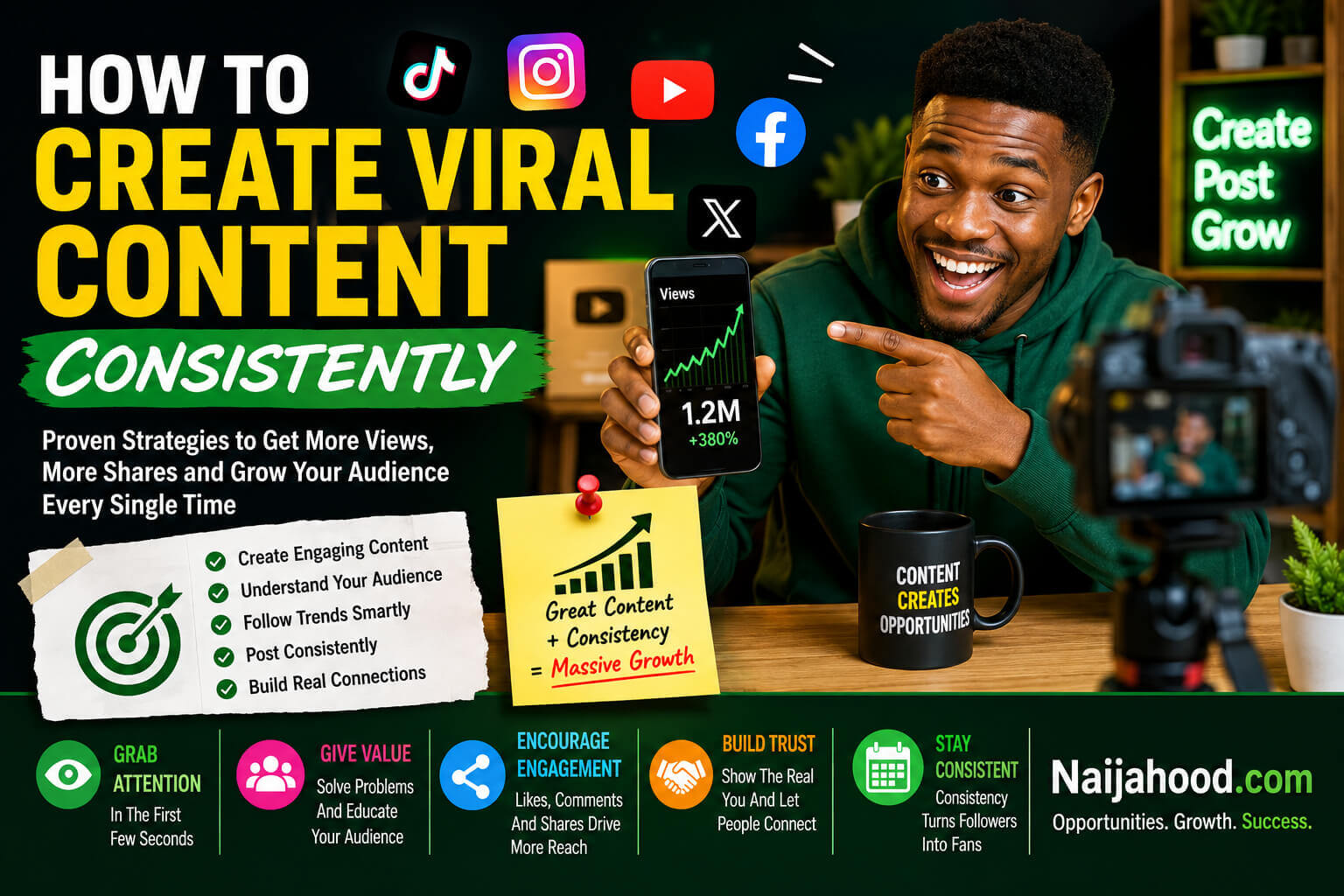 How To Create Viral Content Consistently and Grow Your Audience Faster